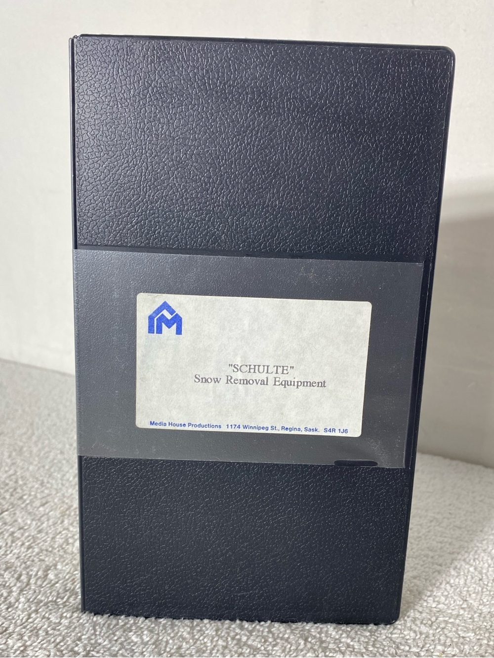 5/$35 Vintage Schulte Snow Removal Equipment VHS Tape Industrial Collectible